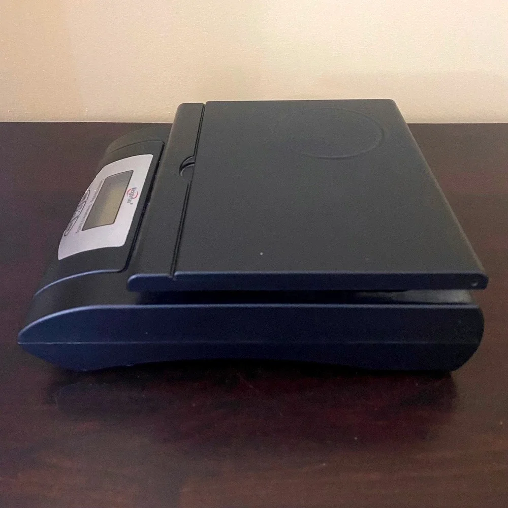 WeighMax W-4819 Digital Postal Shipping Scale 55lb 25kg Black with AC Adapter